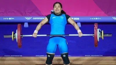 Weightlifter Bindyarani Devi wins bronze in women's 58kg category, India's medal