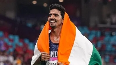 History on the track! Gulveer Singh wins India's first-ever CWG men's 10,000m medal