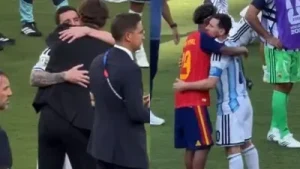 Sergio Ramos skips Spain's World Cup celebrations to console tearful Lionel Messi