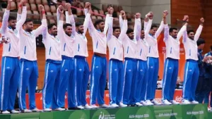 India secured victory in the men's kabaddi final at the 2026 Asian Games, defeating Iran 40-34