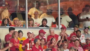 Tom Cruise was seen at Arrowhead Stadium during the Kansas City Chiefs' home opener
