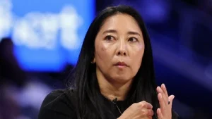 Natalie Nakase appeared to faint while talking to the referee during the Golden State Valkyries